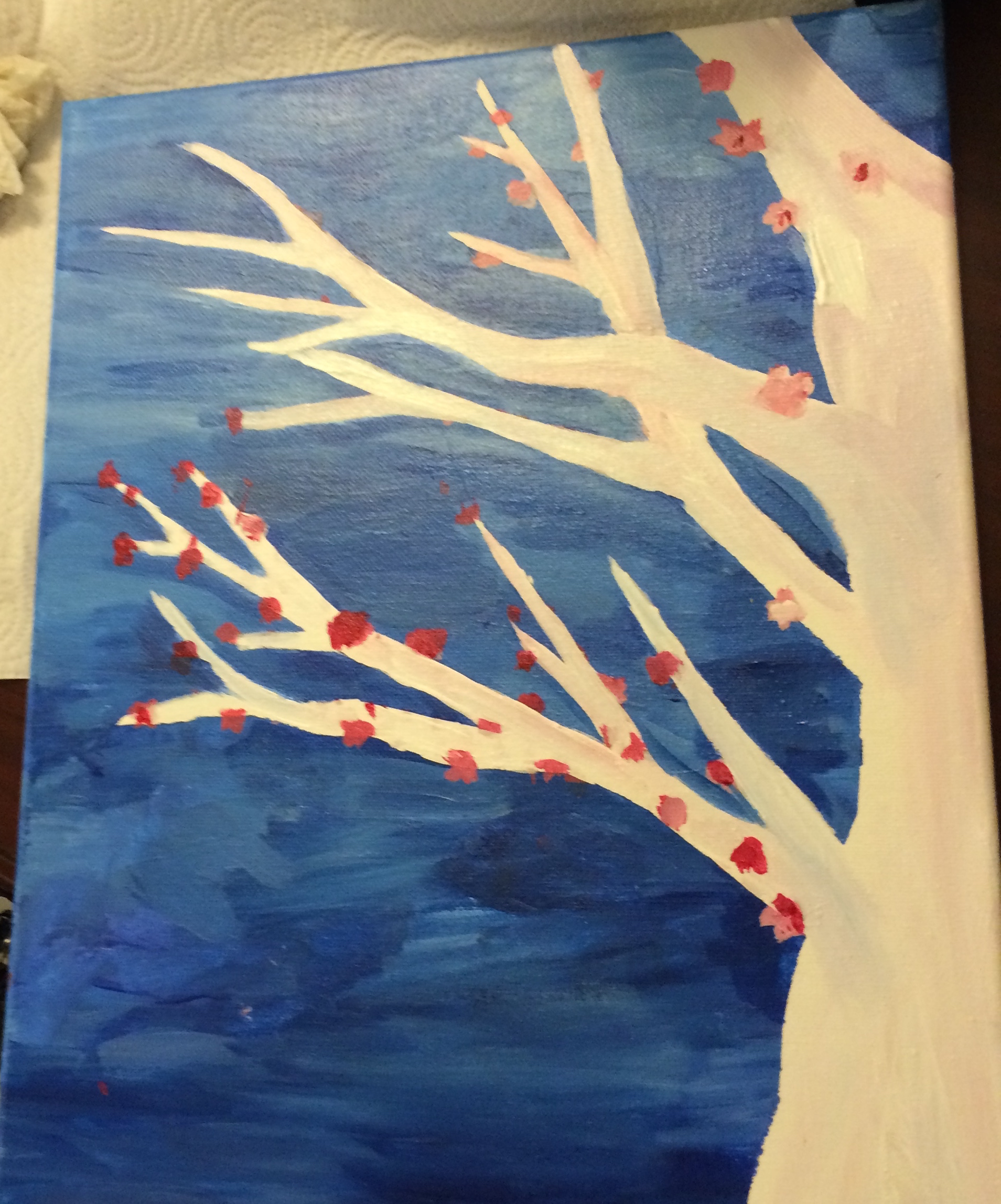 white tree