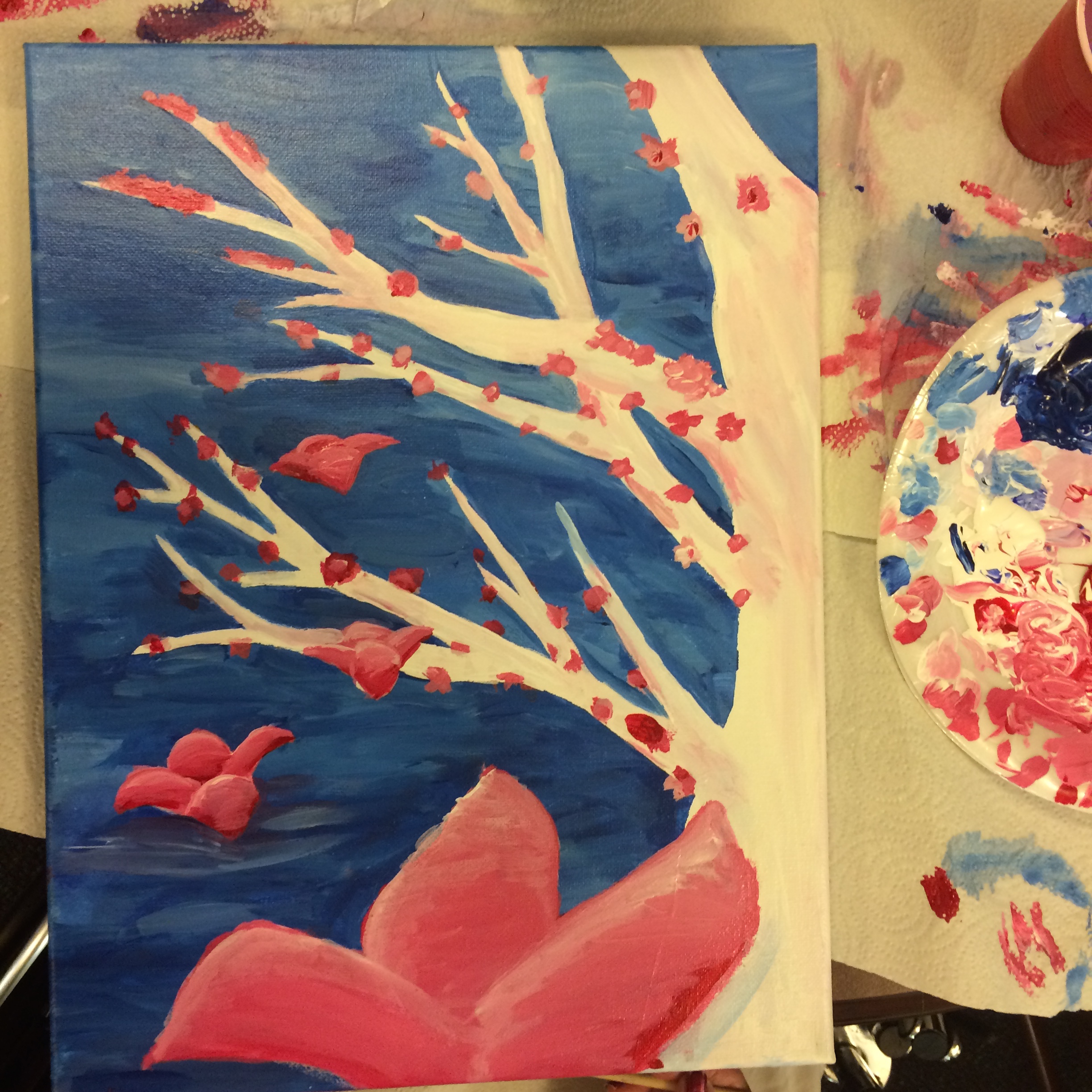 flowers falling 3