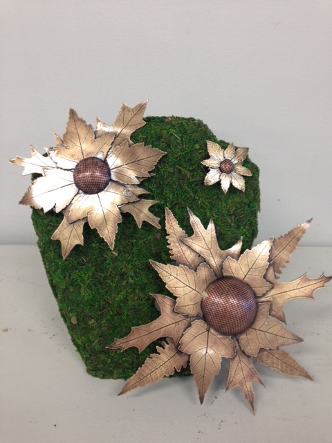 metal sunflowers
