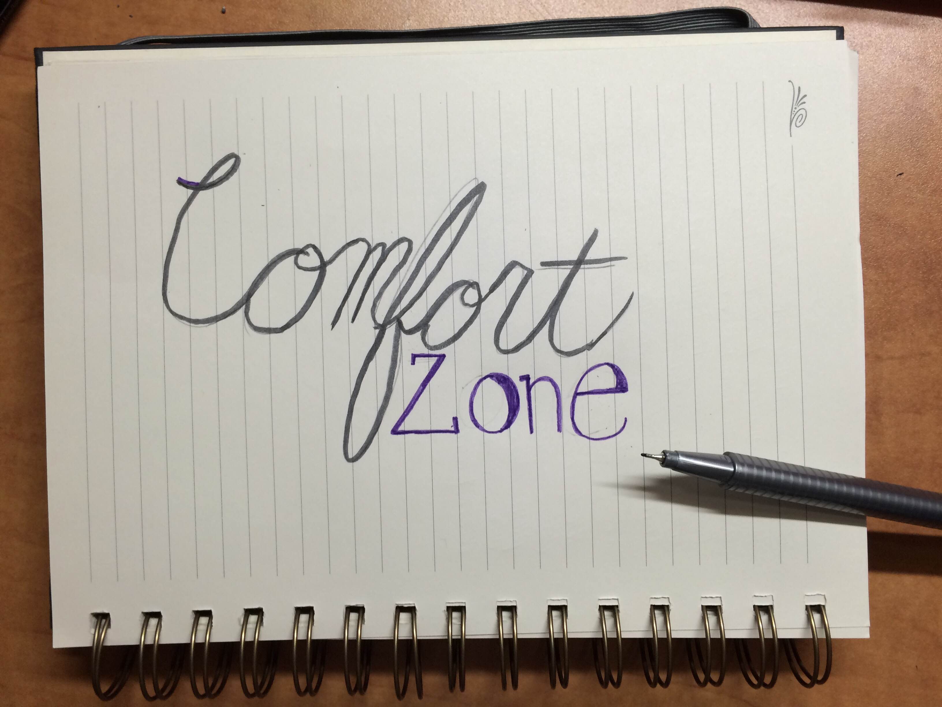 comfort zone sketch