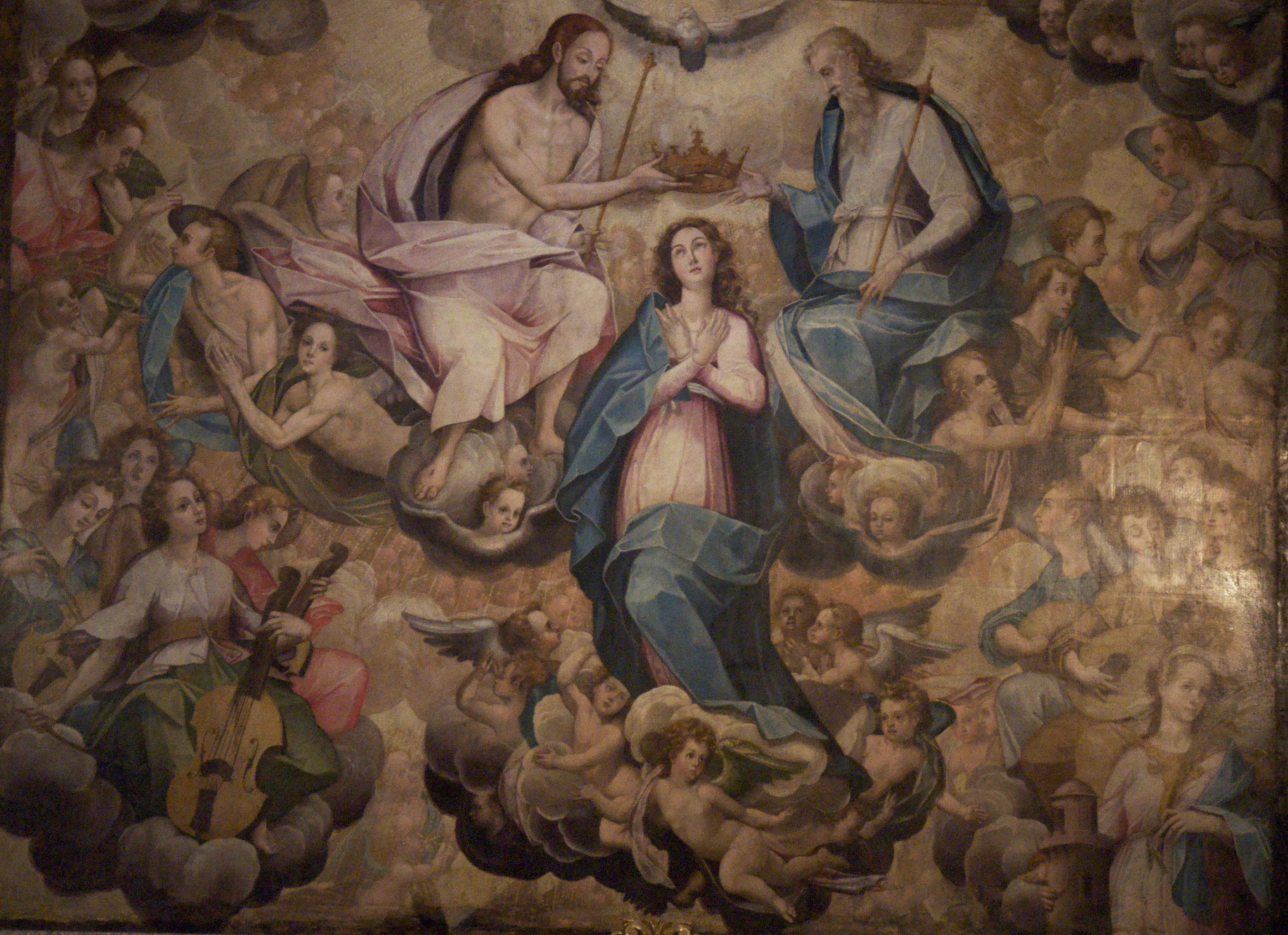 San Pedro, Parish Church, Coronation of the Virgin