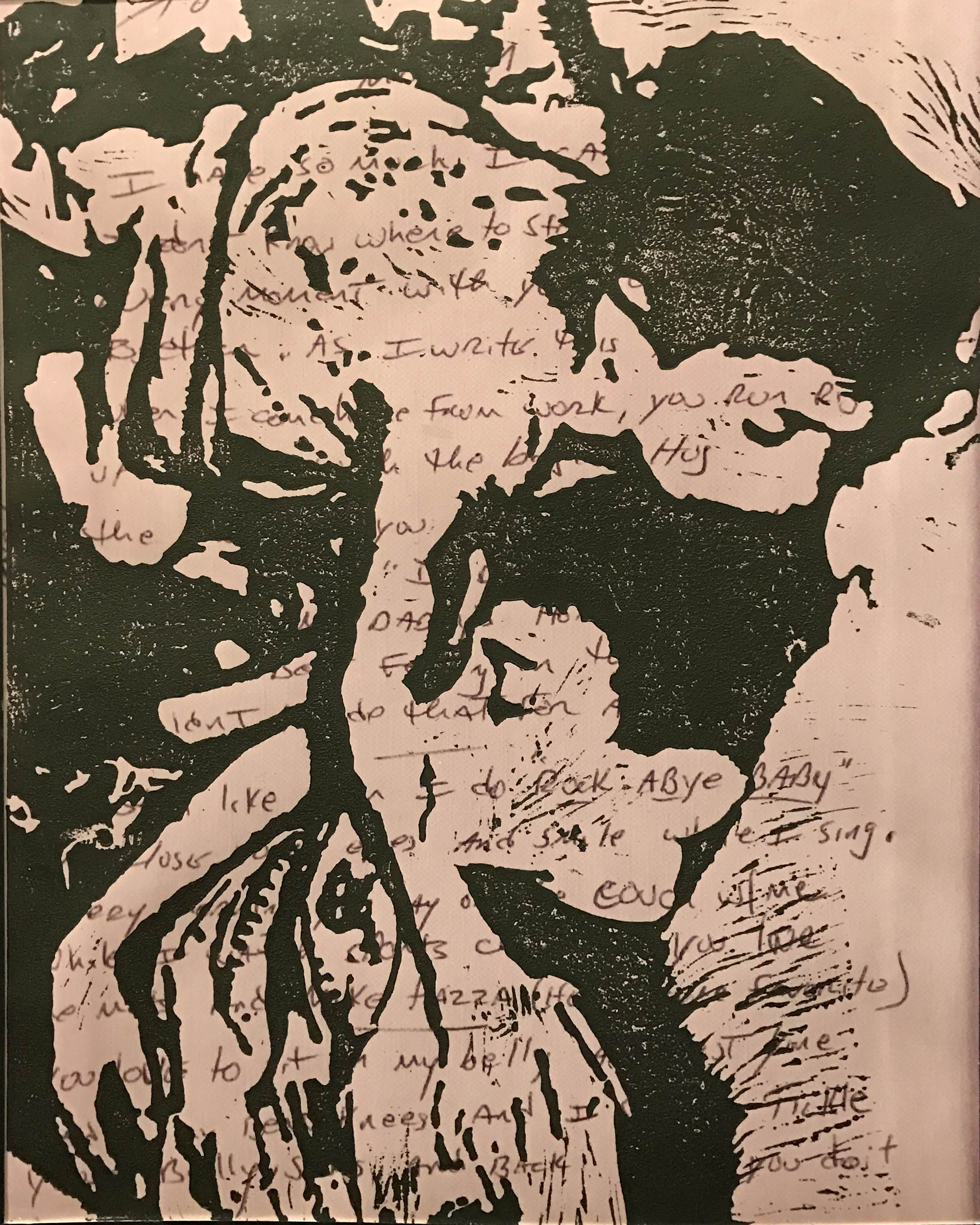 print, script, ink, art