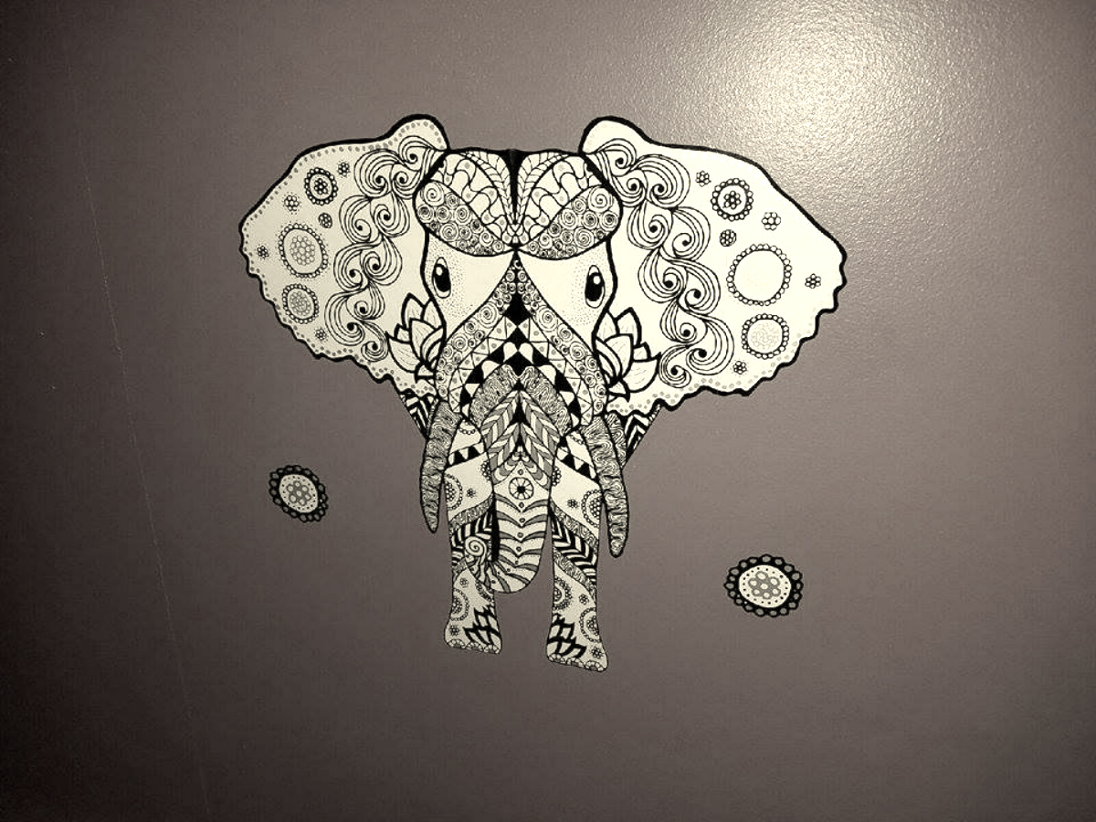 elephant decal