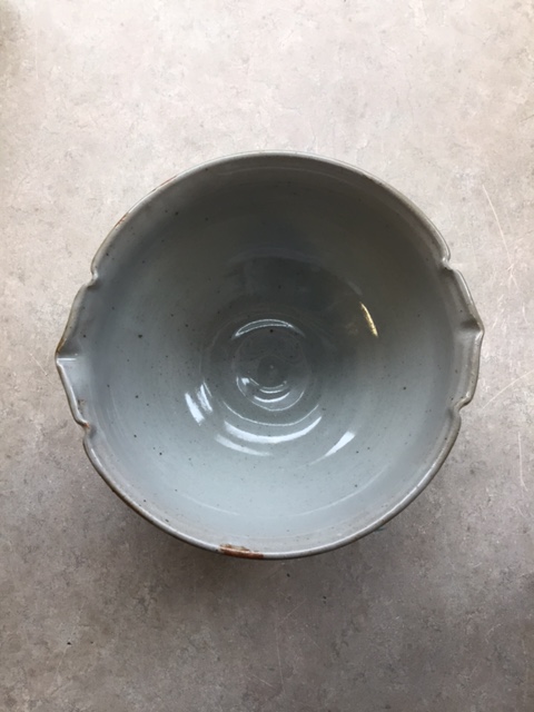 overhead view of serving bowl
