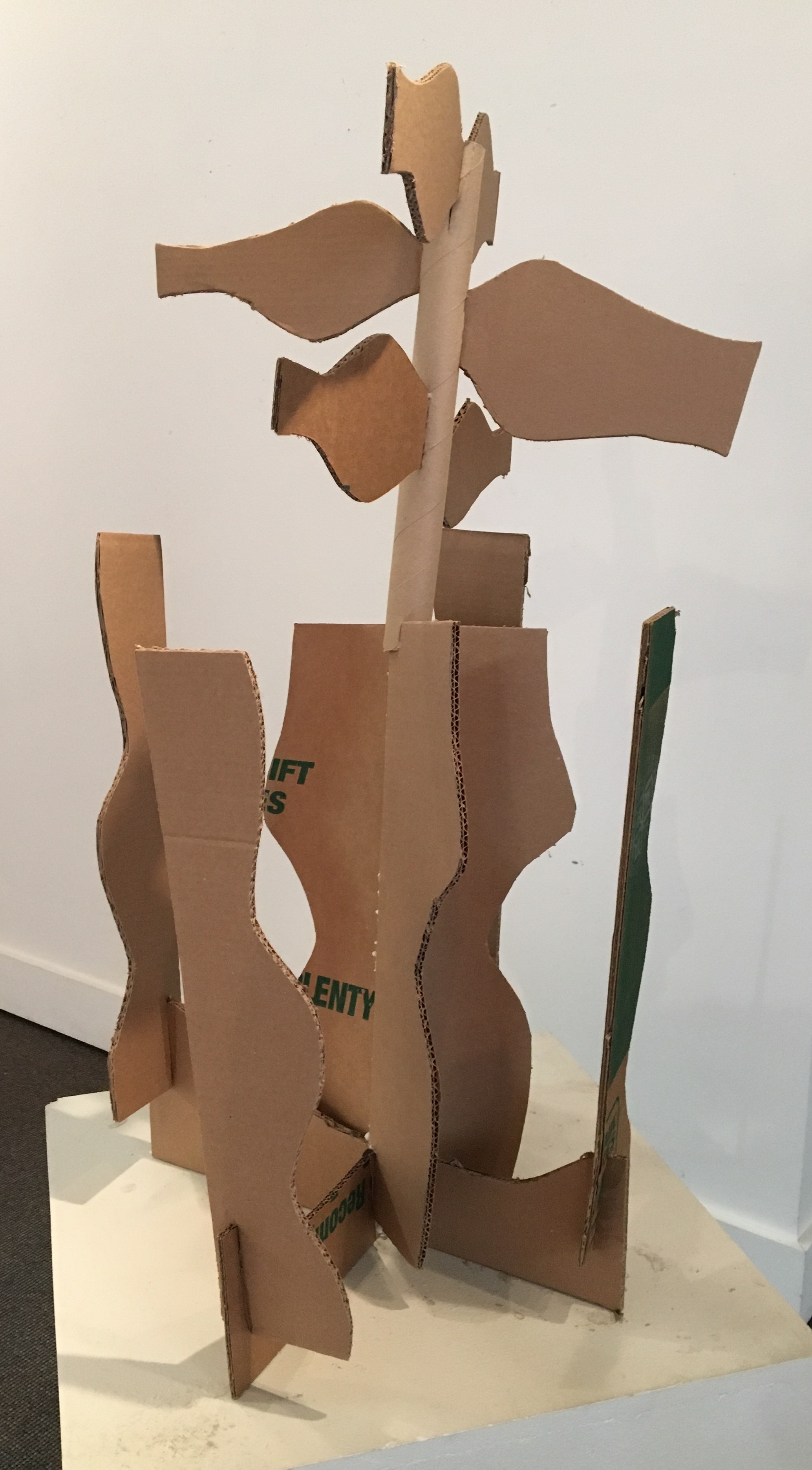 Cardboard sculpture