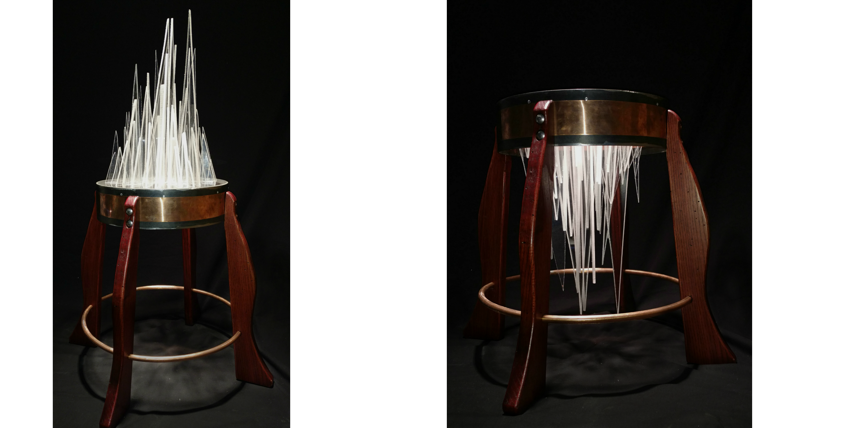 Duchamp-Inspired Stool