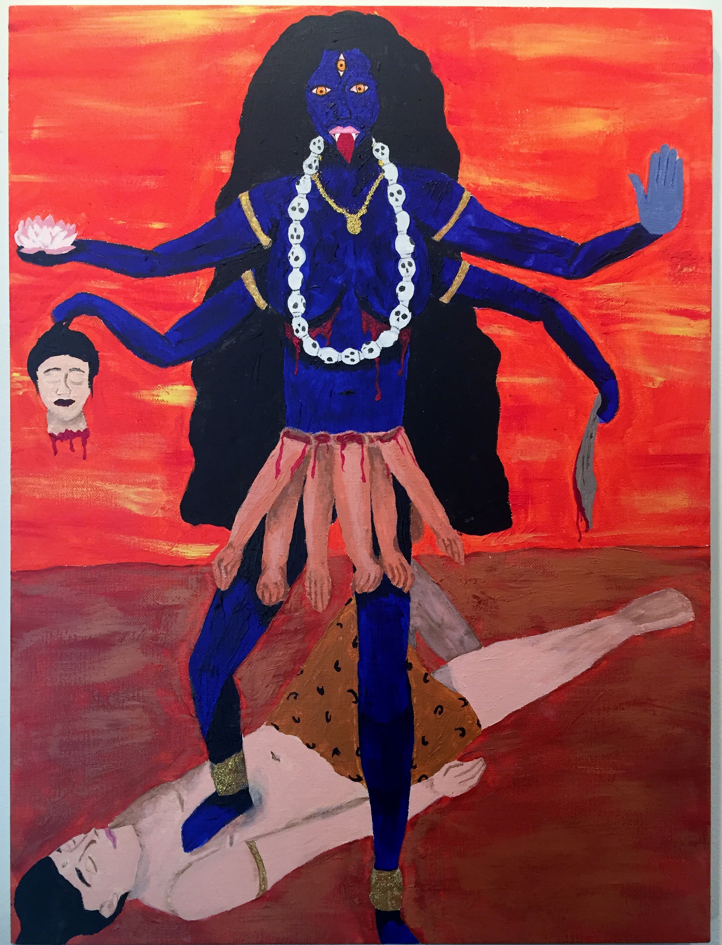 Hindu goddess Kali