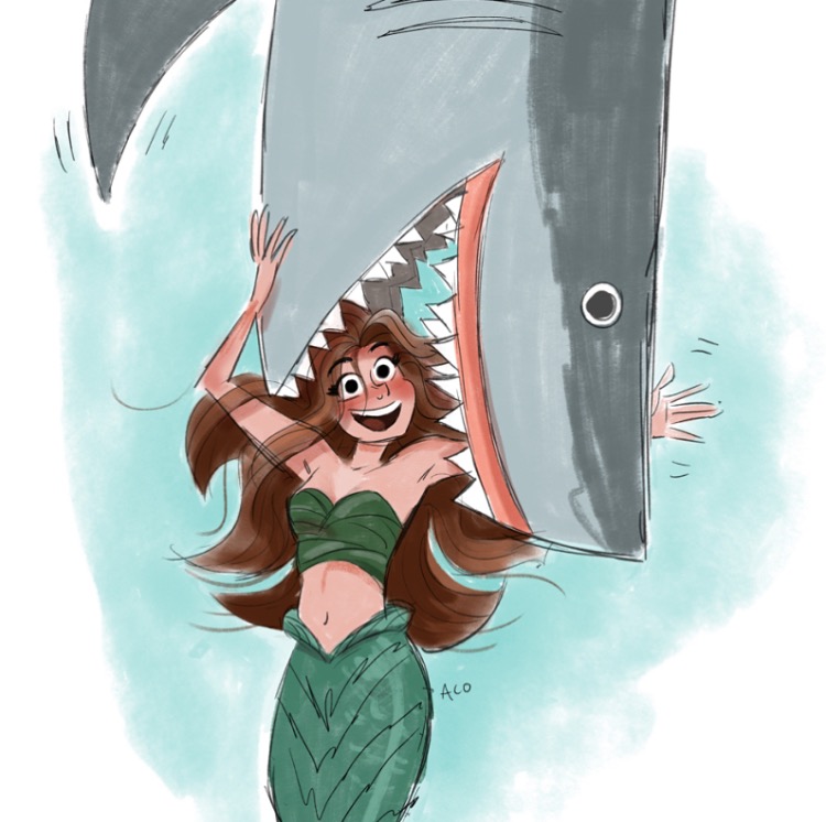 mermaid drawing final