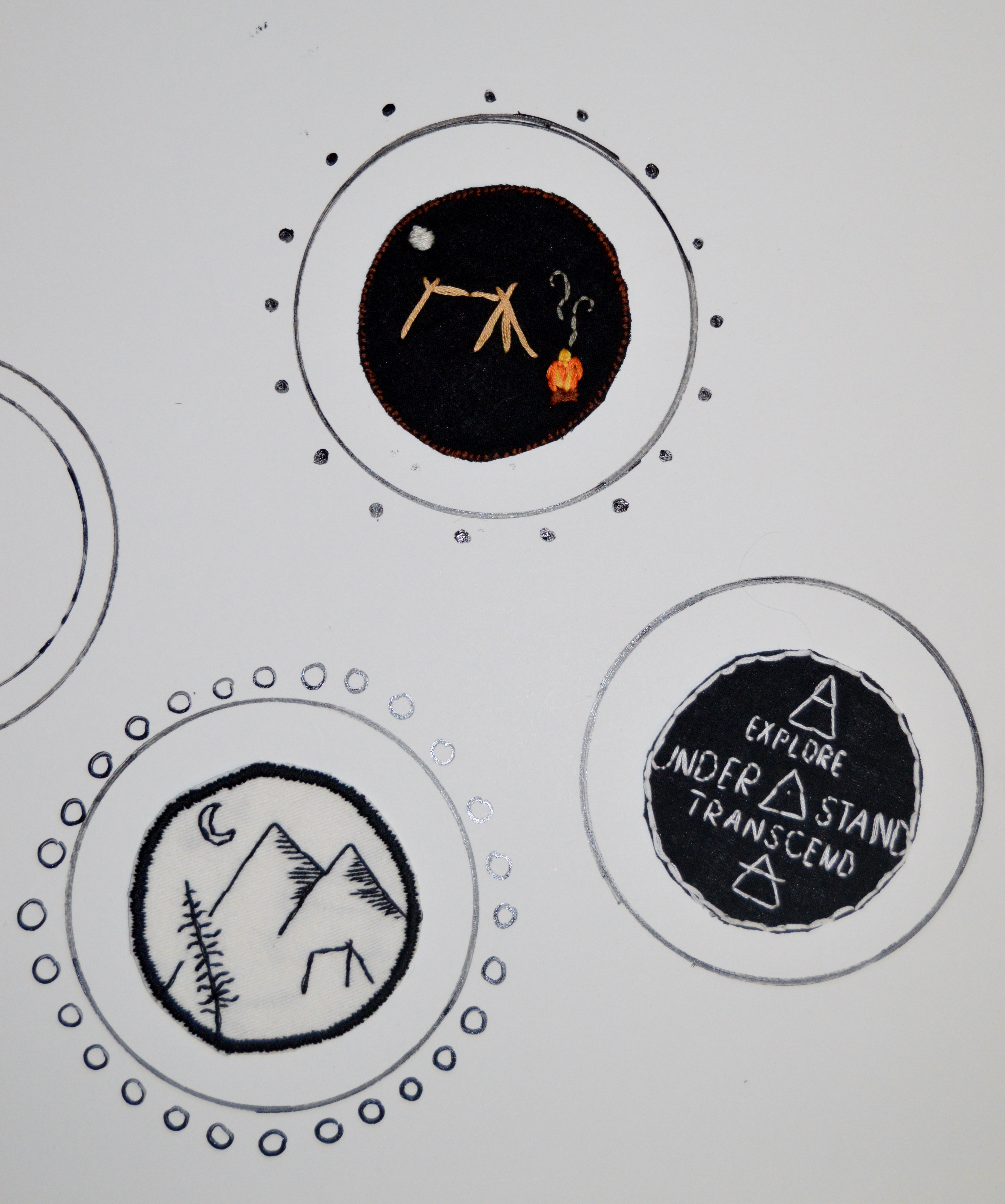 Camping, nature, and glyph patches