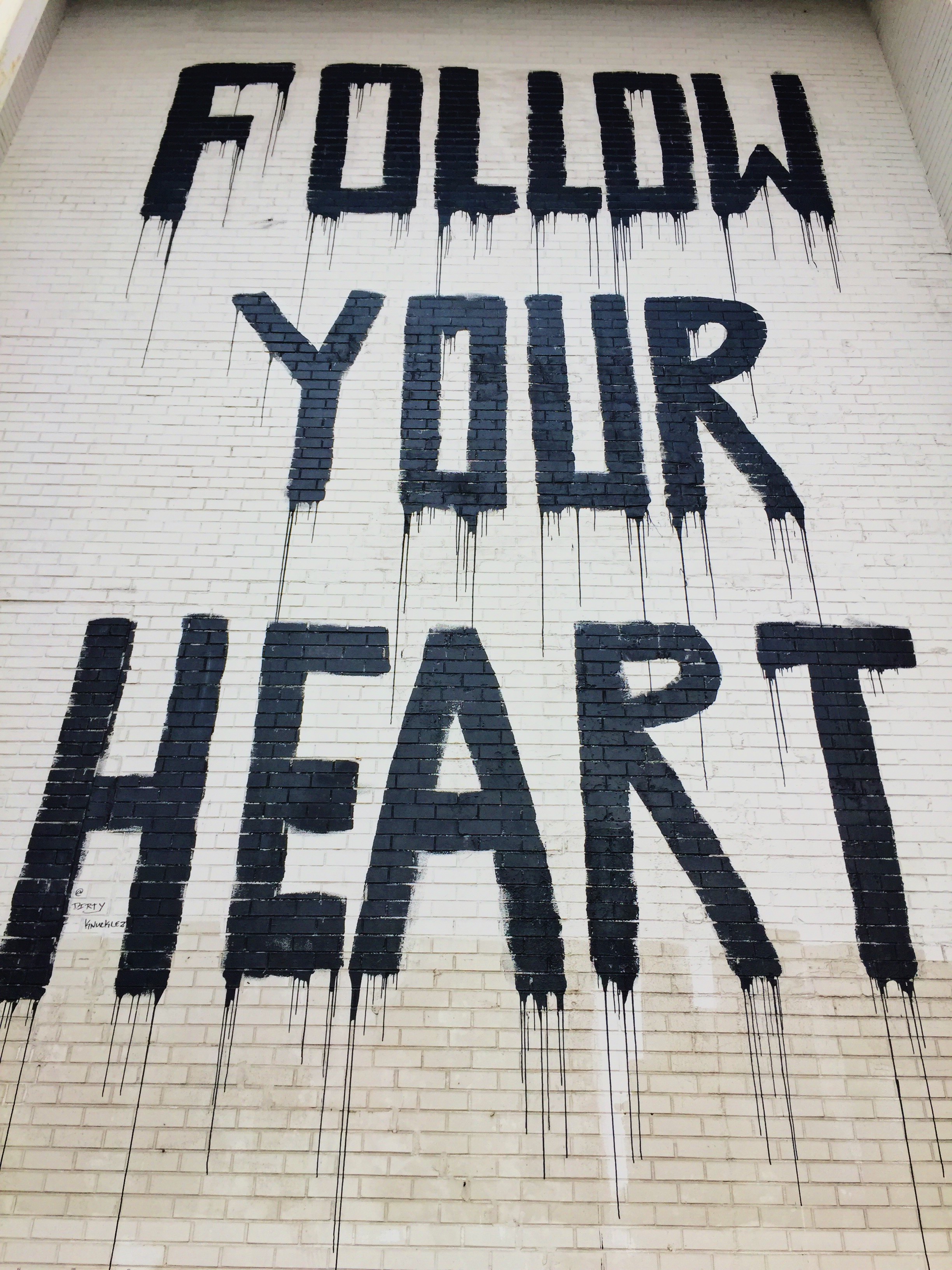follow your heart mural