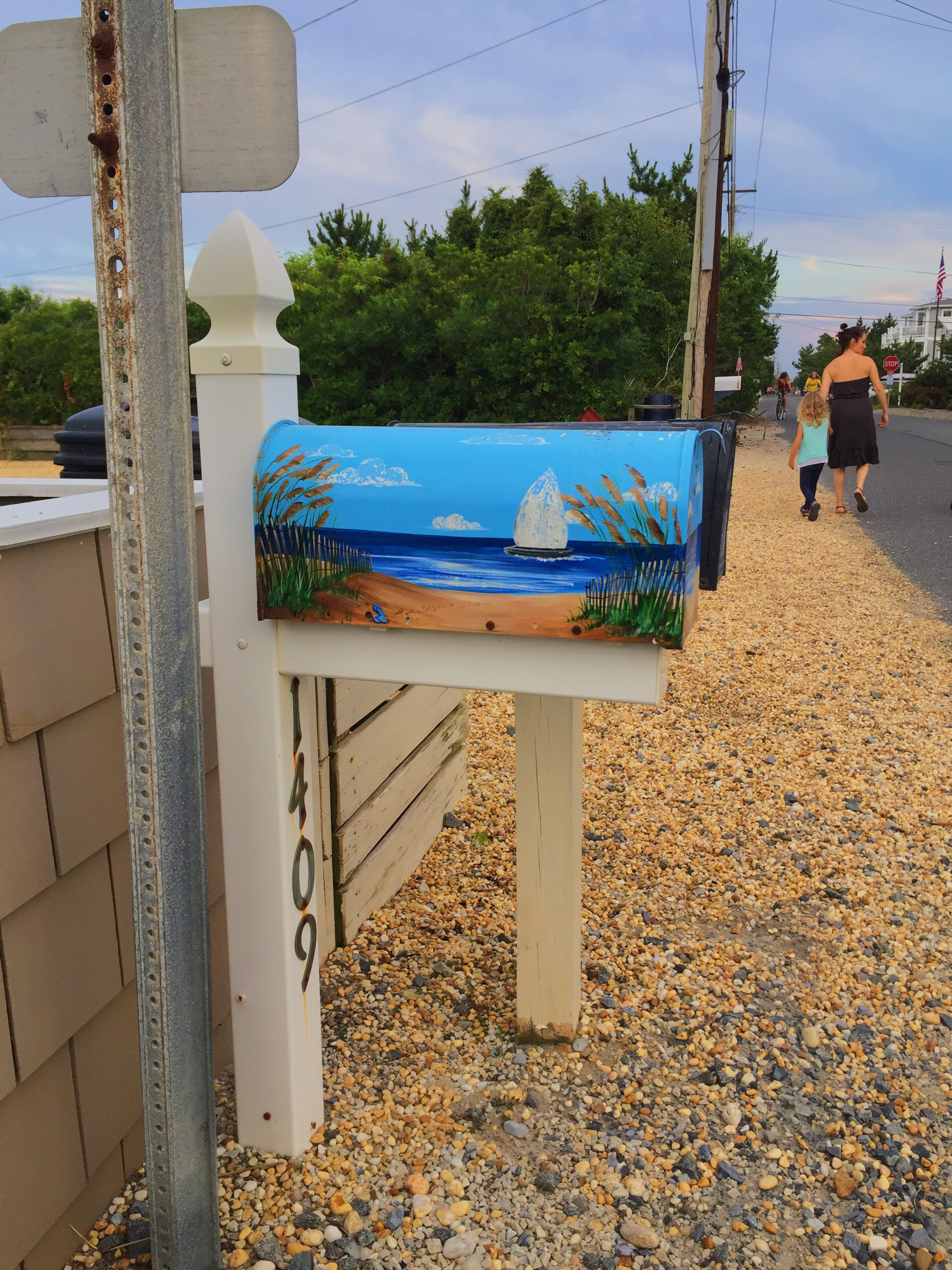 Ocean Landscape Mailbox