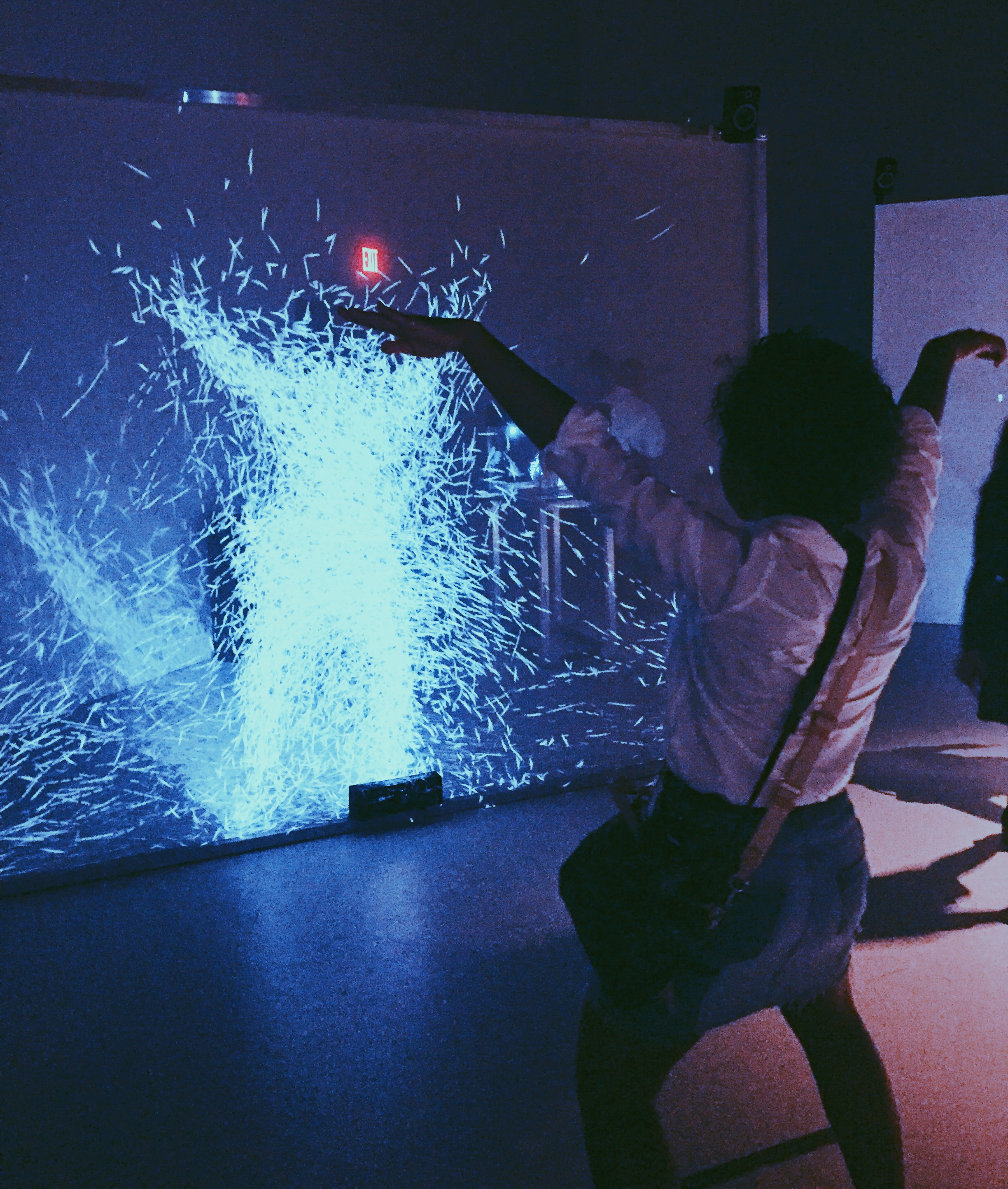 lights in the form of a person