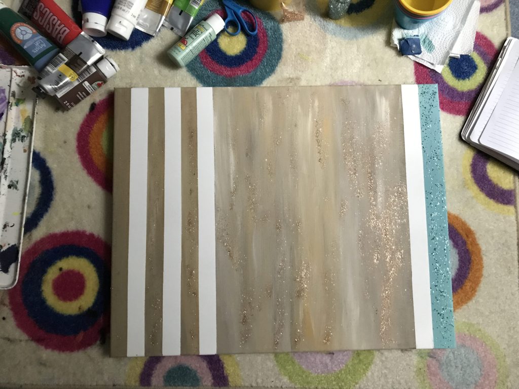 inspired painting from herbal essences ad