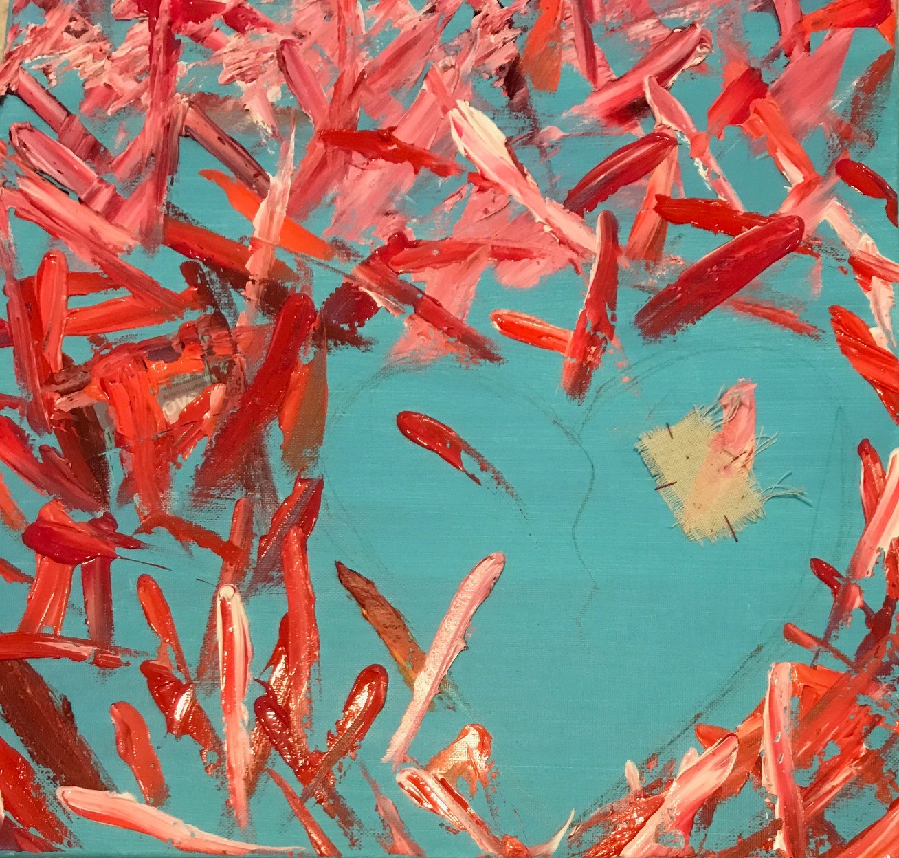 close up of bottom right, painting untilted