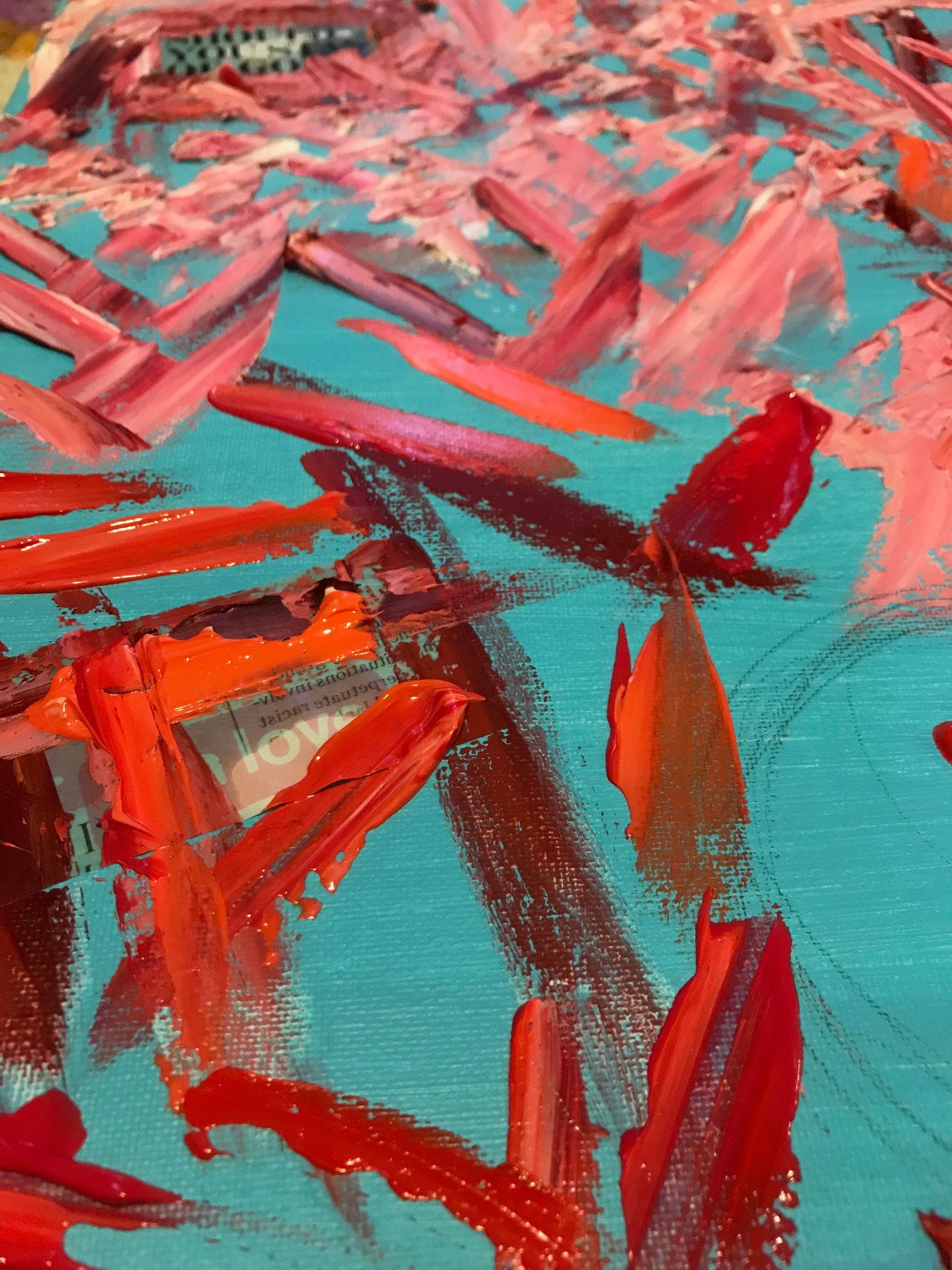 zoom in of painting, painting untitled