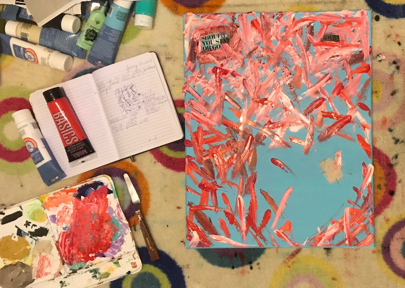 overview of painting, painting untitled