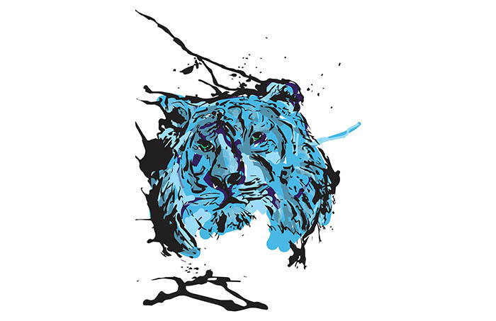 Painted Tiger Art