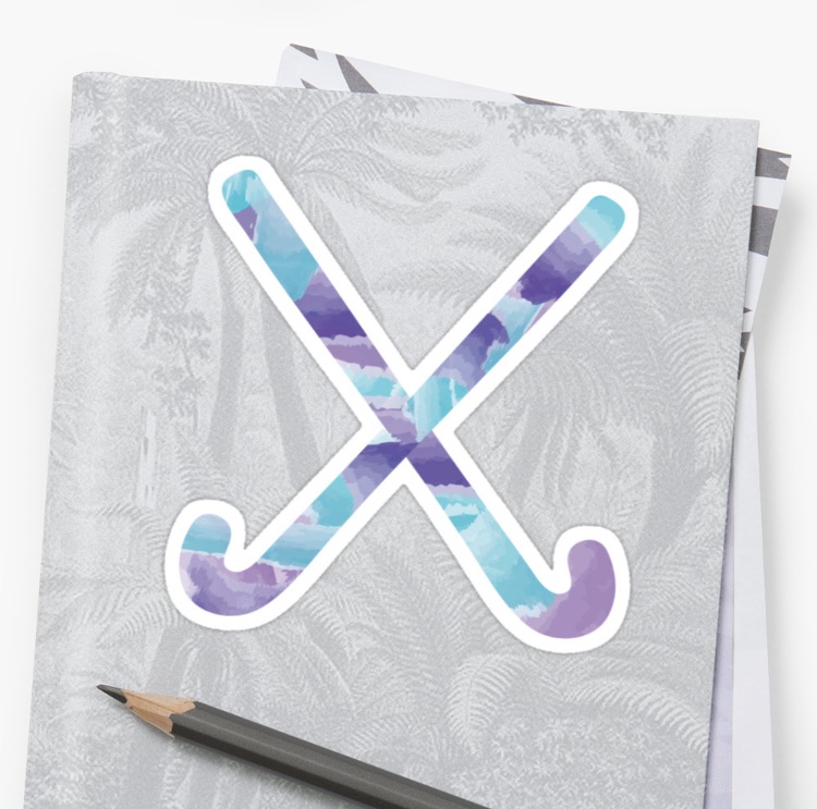 field hockey sticker