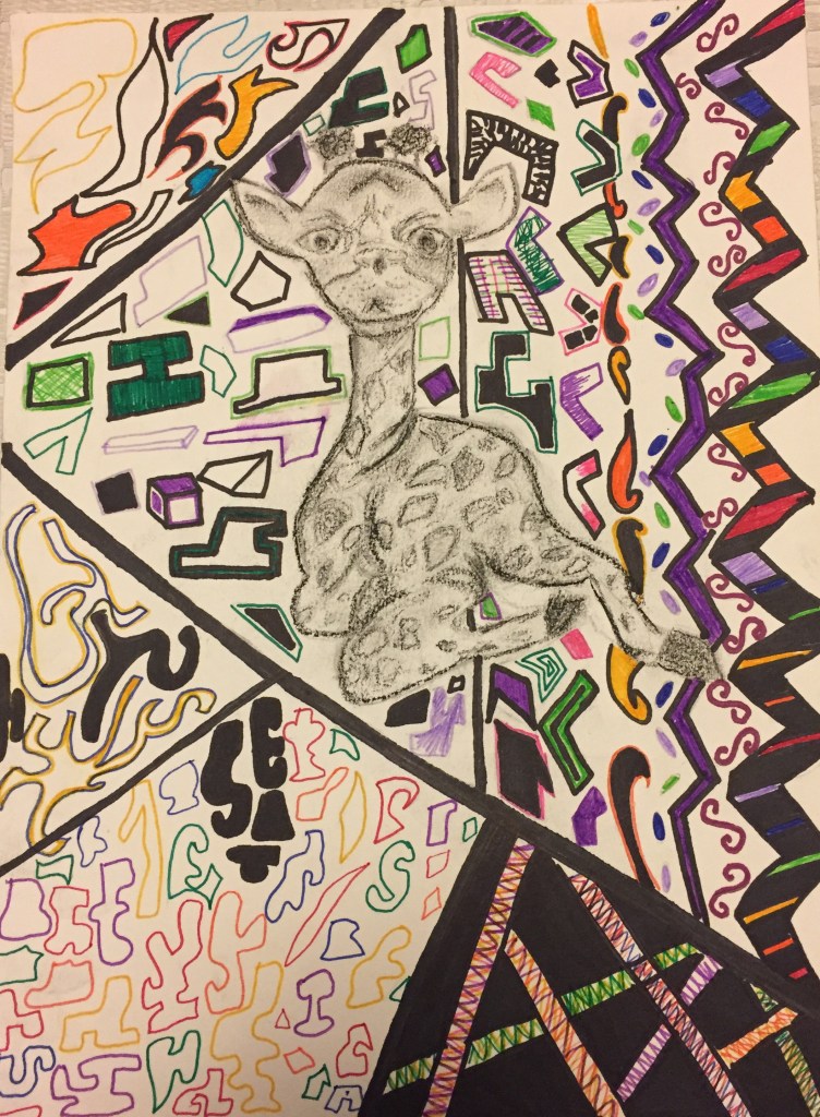 Baby Giraffe Drawing