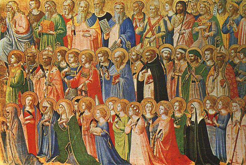 The Forerunners of Christ with Saints and Martyrs, Fra Angelico, 1423-1424.