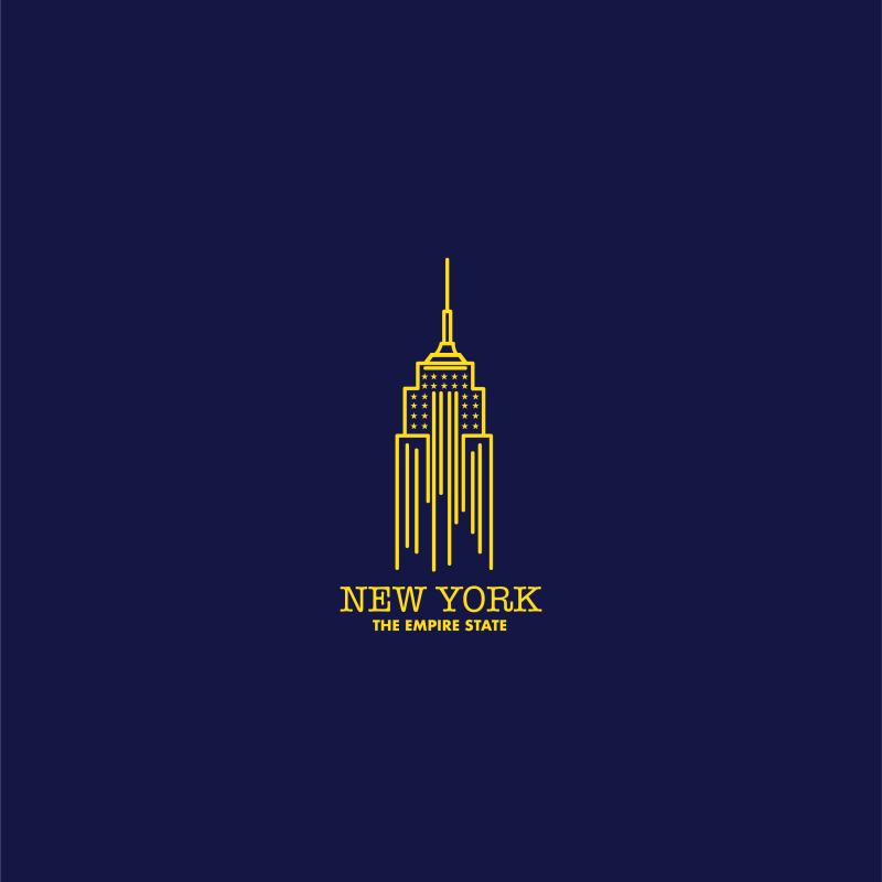 Empire state building icon