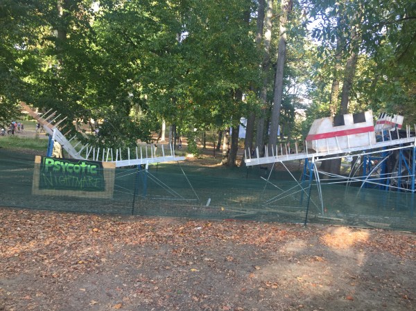 roller coaster with missing track