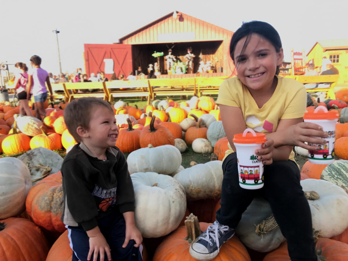 Kids in the Pumpkin Patch