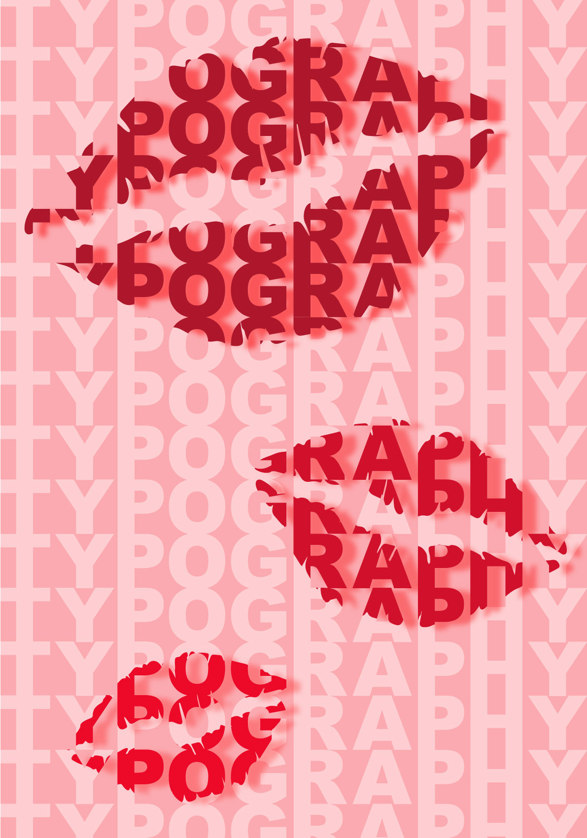 red lips made up of text