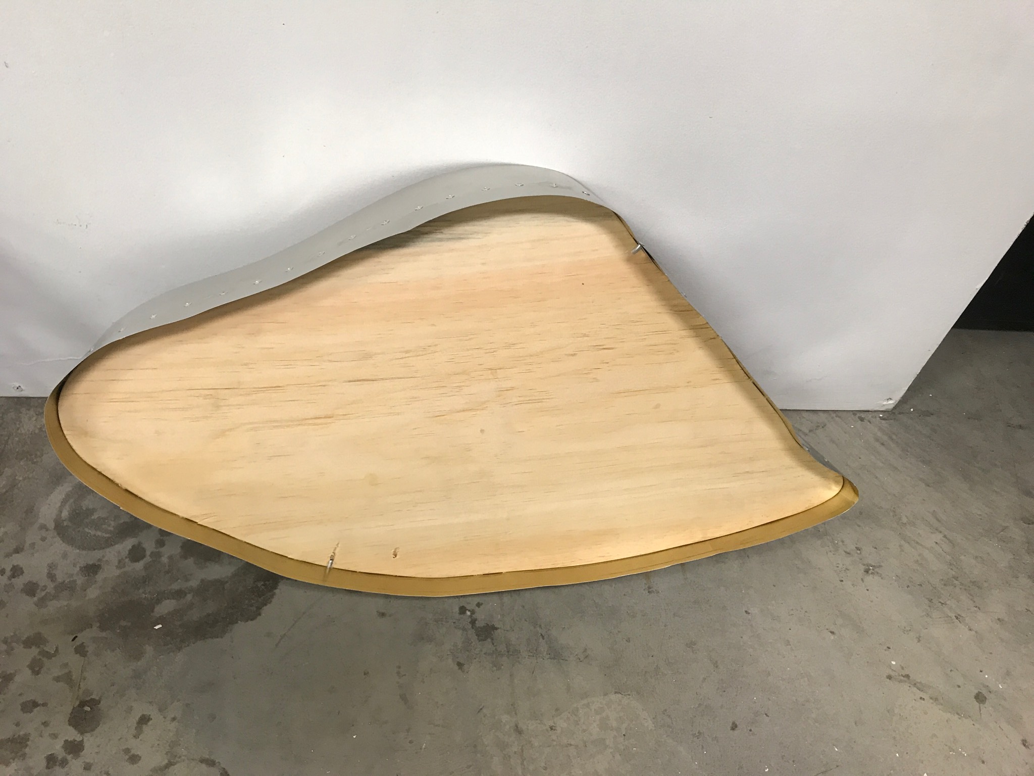 lung shaped piece of wood