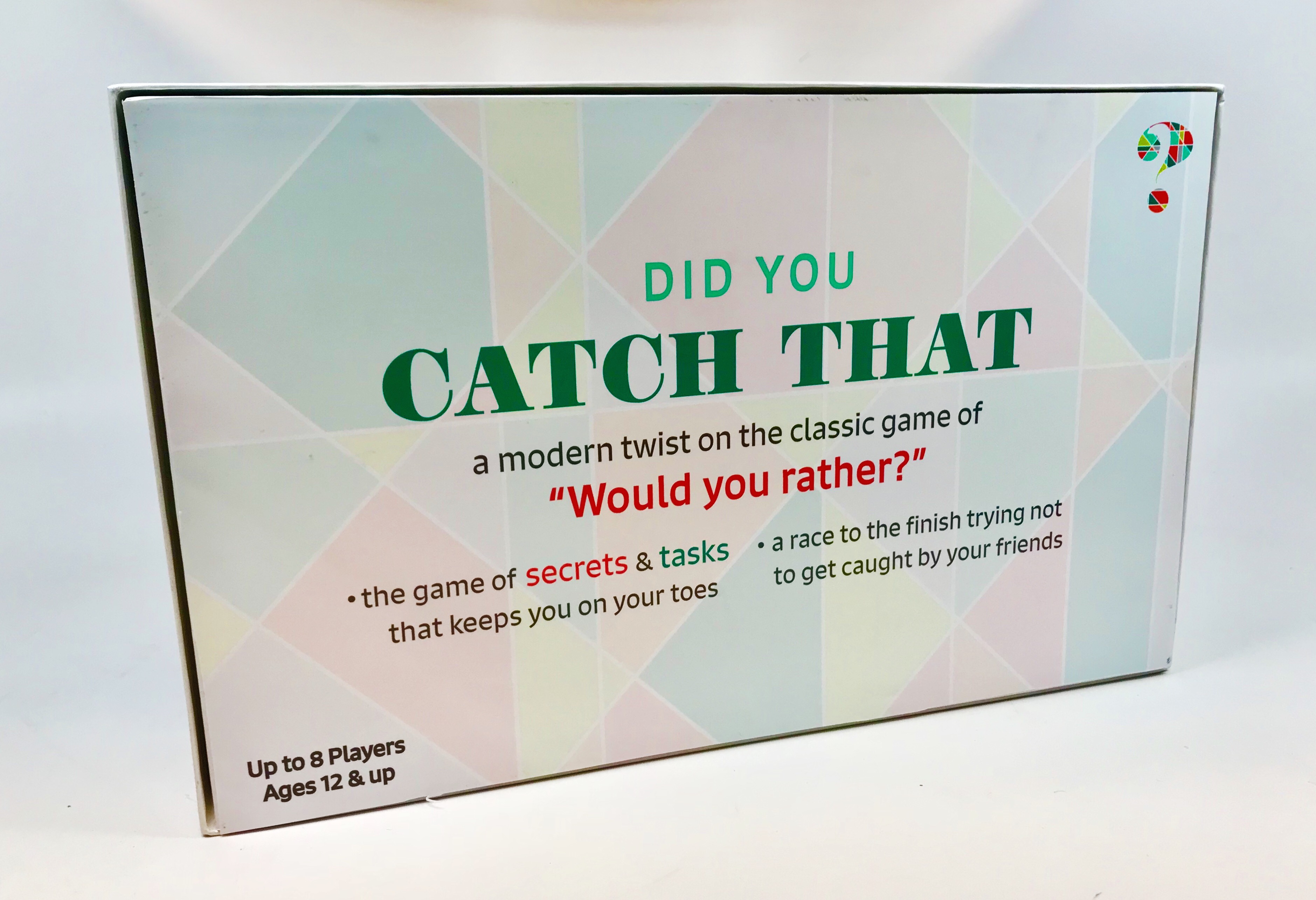 did you catch that game box back side