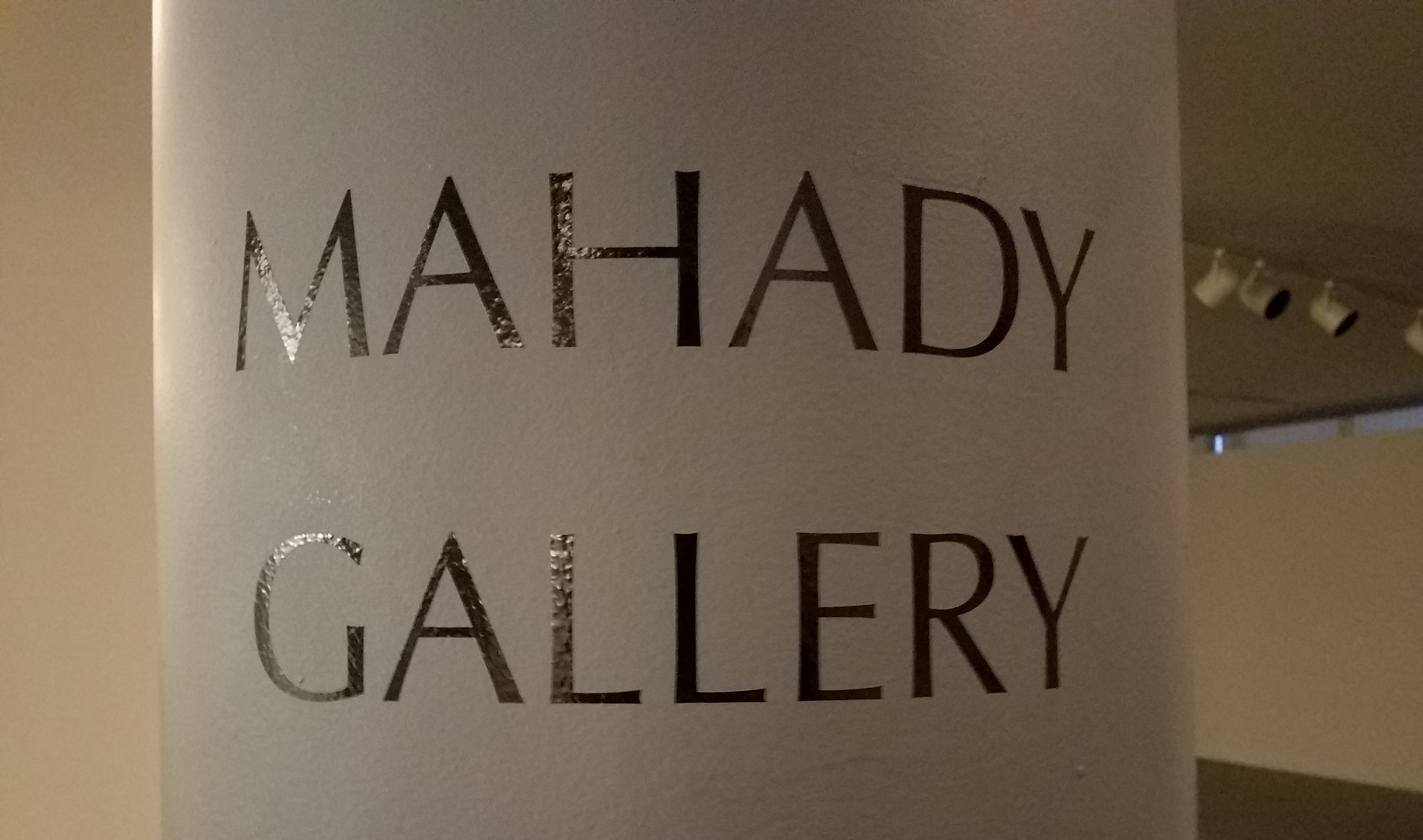 Mahady gallery sign