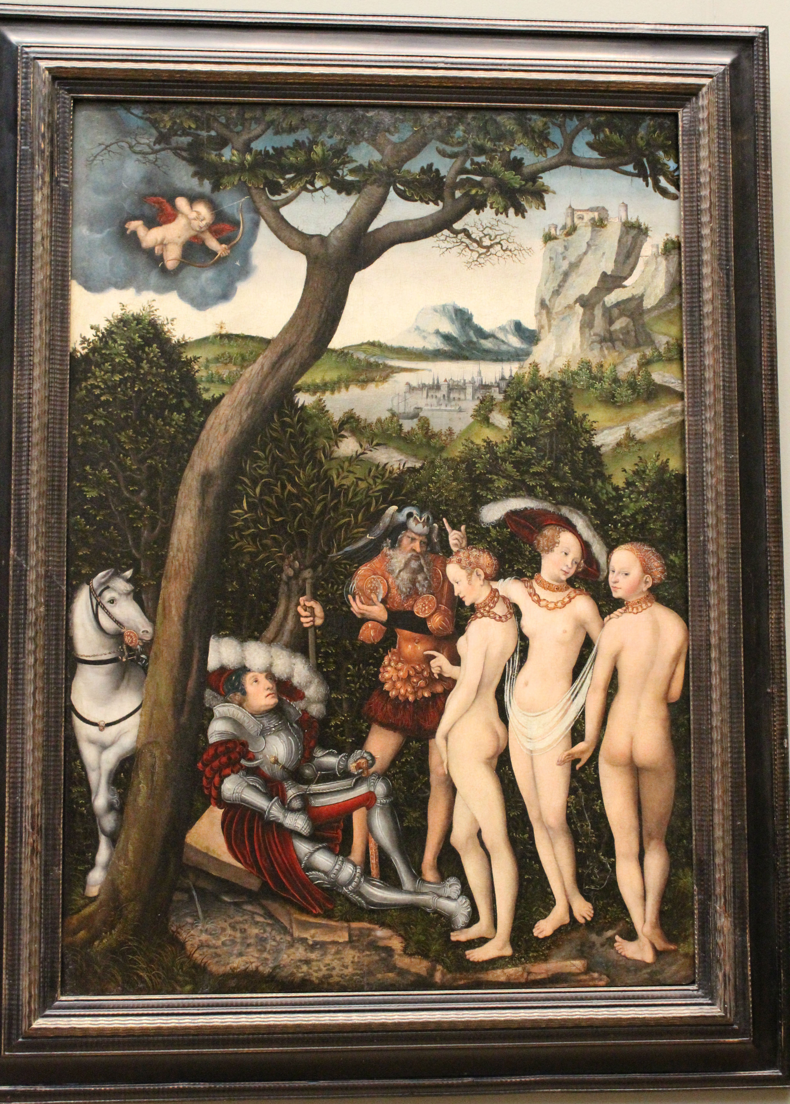 Lucas Cranach, The Judgment of Paris, 1528