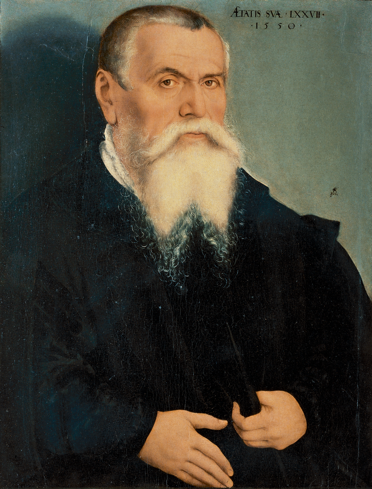 Lucas Cranach the Younger, Portrait of Lucas Cranach the Elder, 1550 