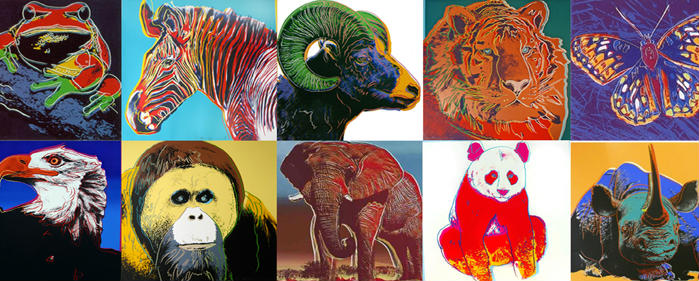 Warhol Endangered Species Posters
