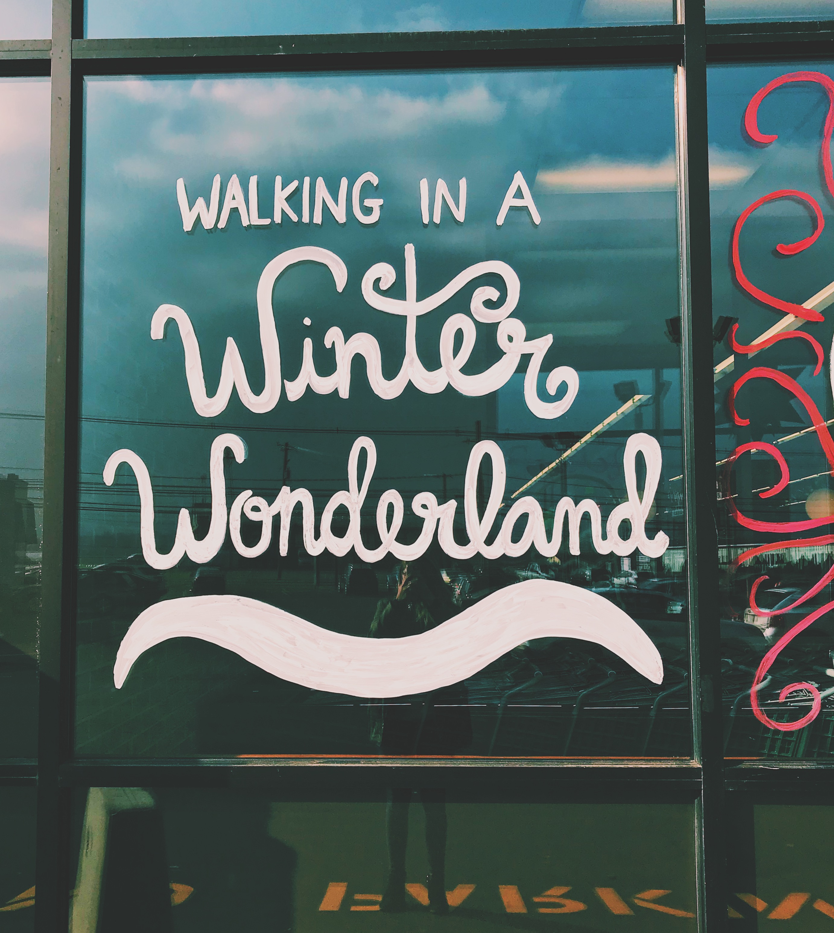 walking in a winter wonderland design text