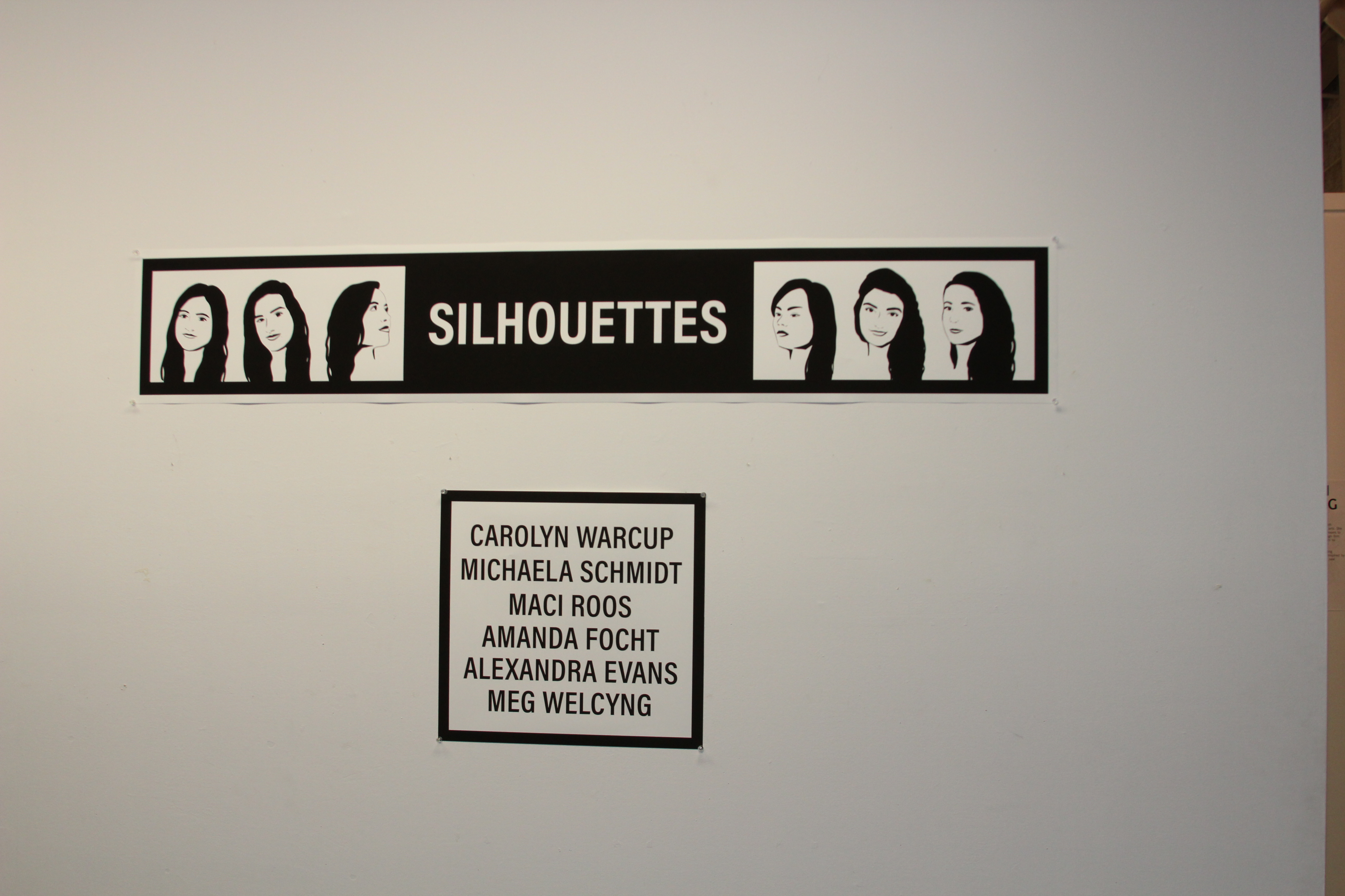 black and white poster