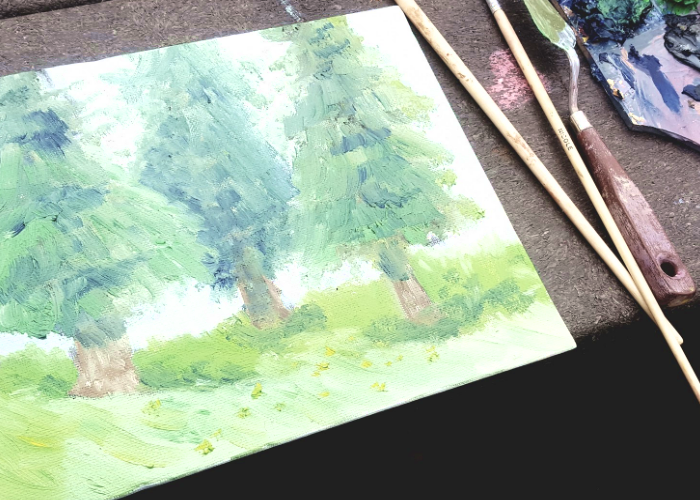 plein air painting