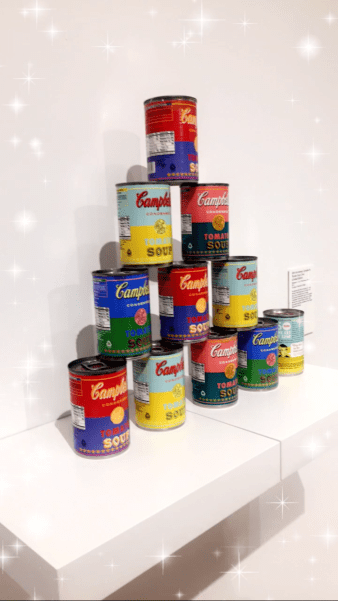 colorful labels by andy warhol