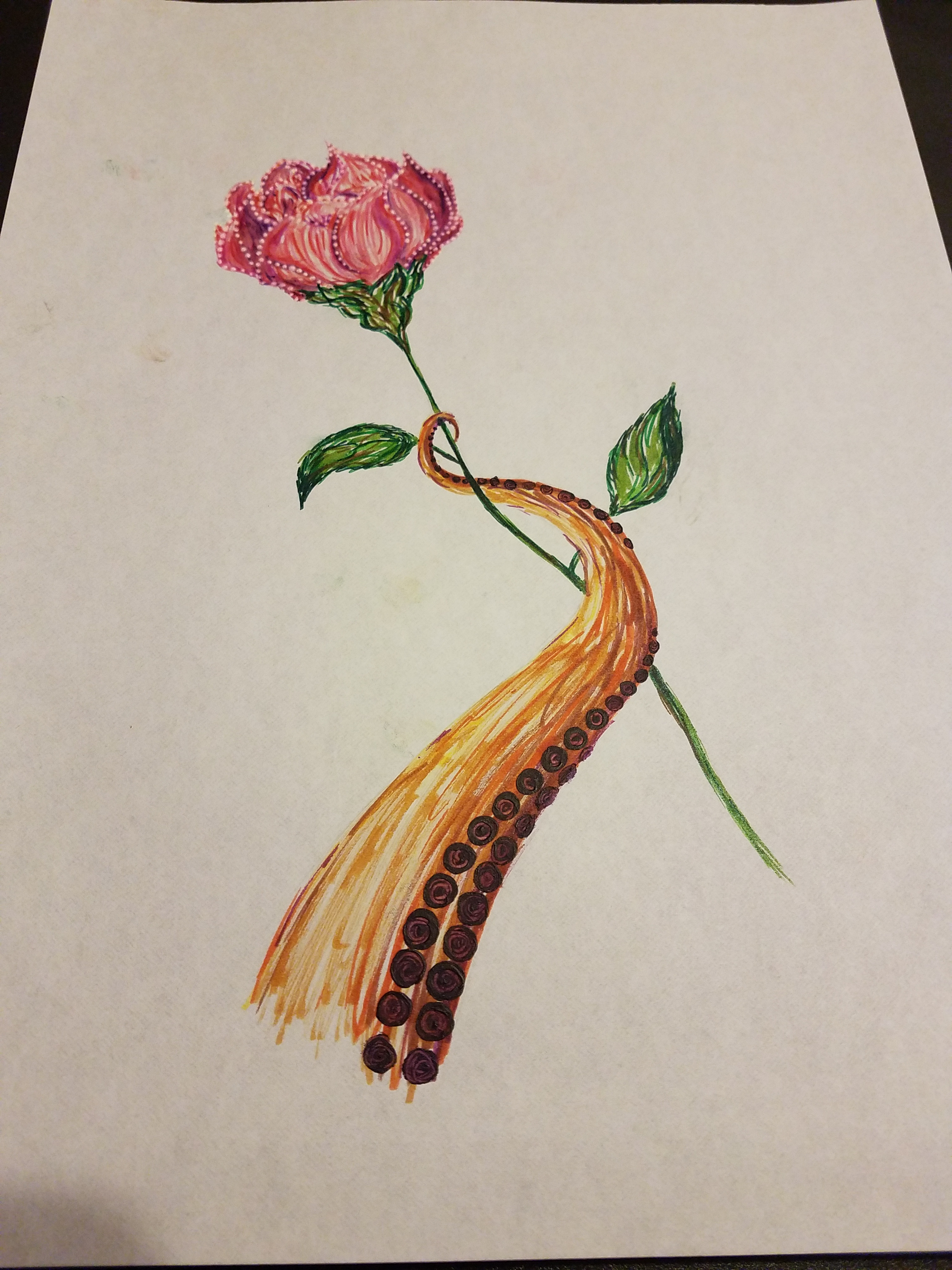 Octopus Marker drawing