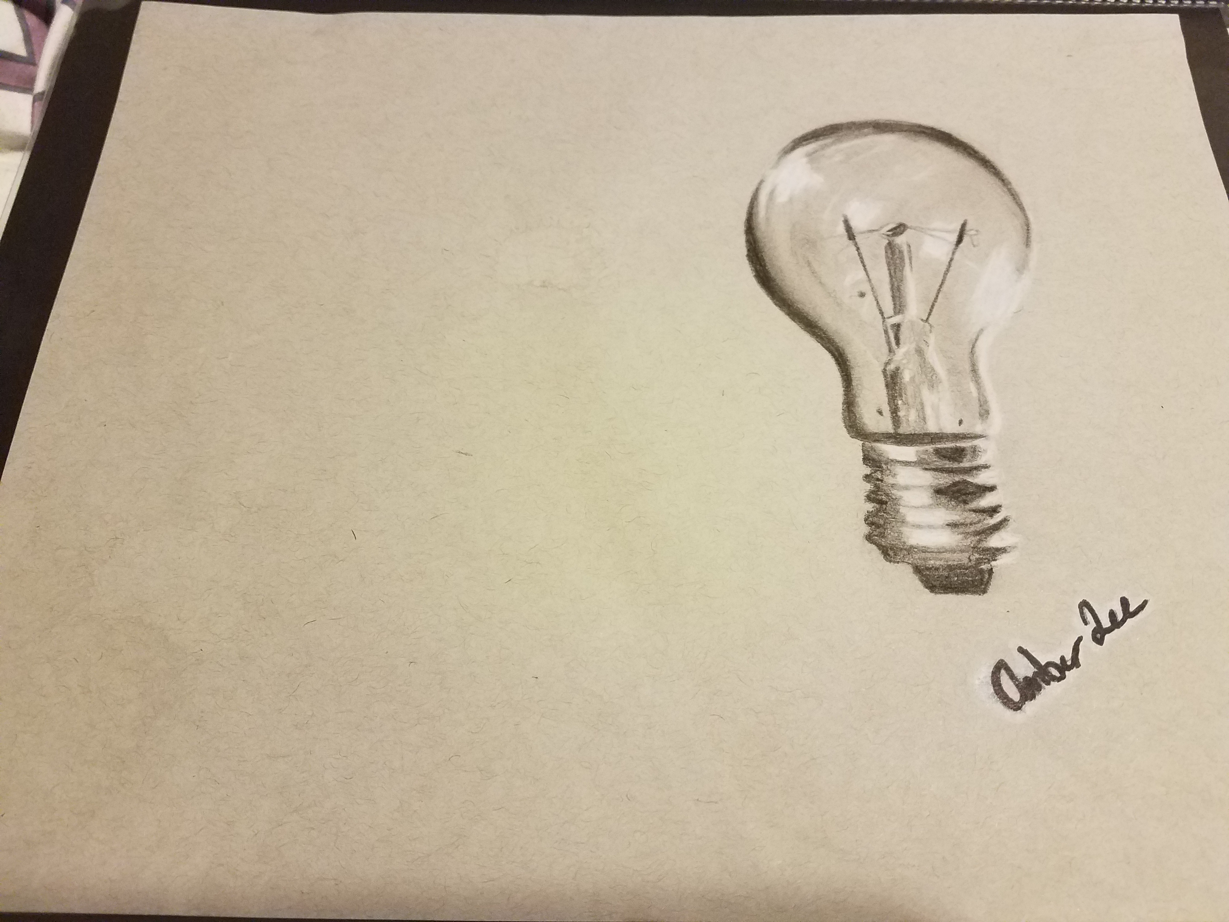 Lightbulb drawing