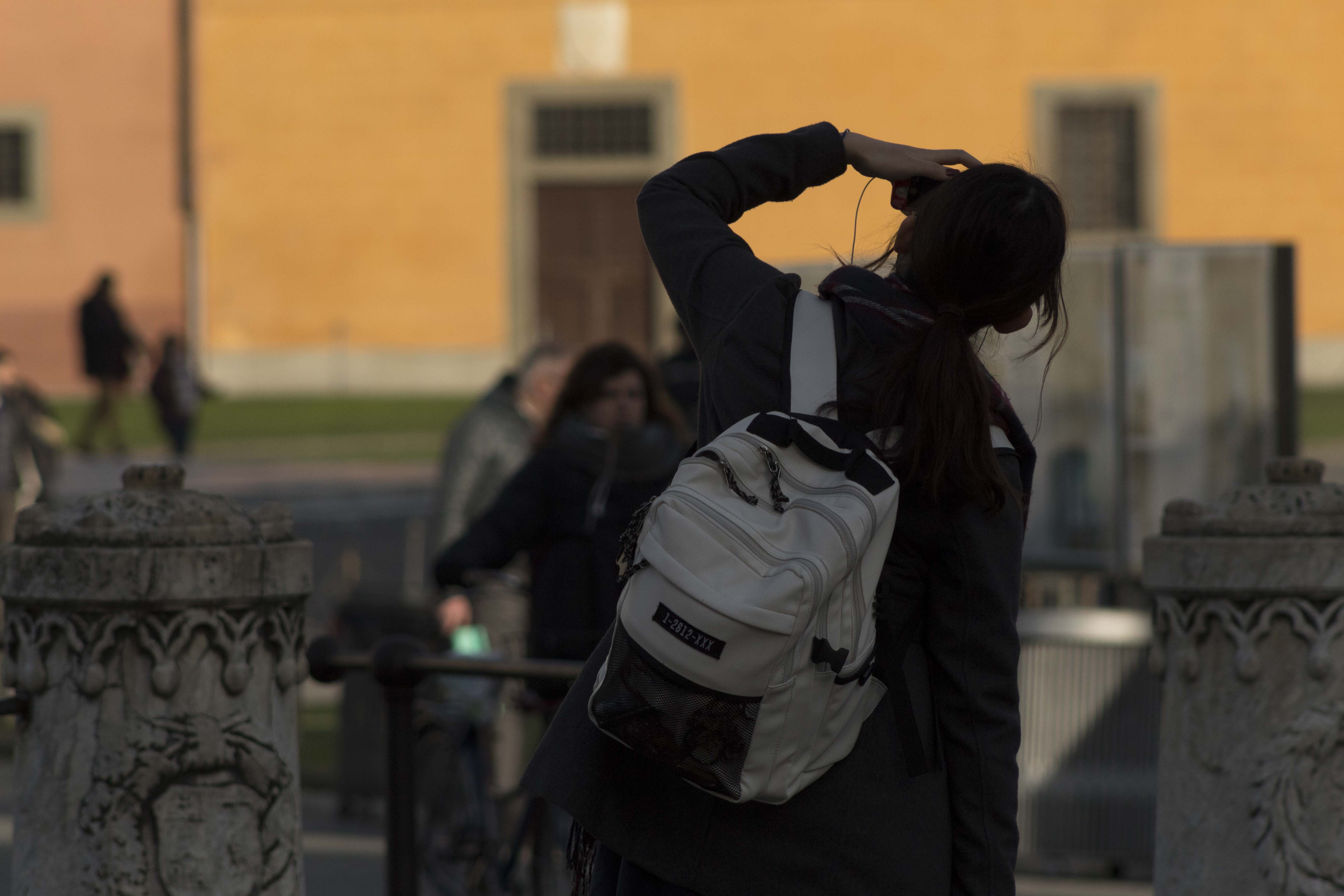 Tourist Taking a Photo