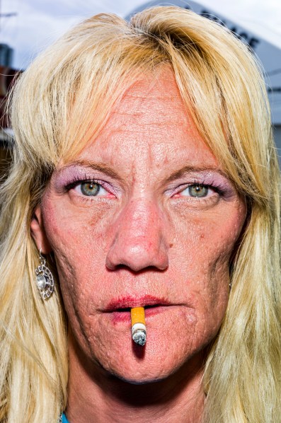 USA. Milwaukee, Wisconsin. 2013. Chris, worker at the state fair.