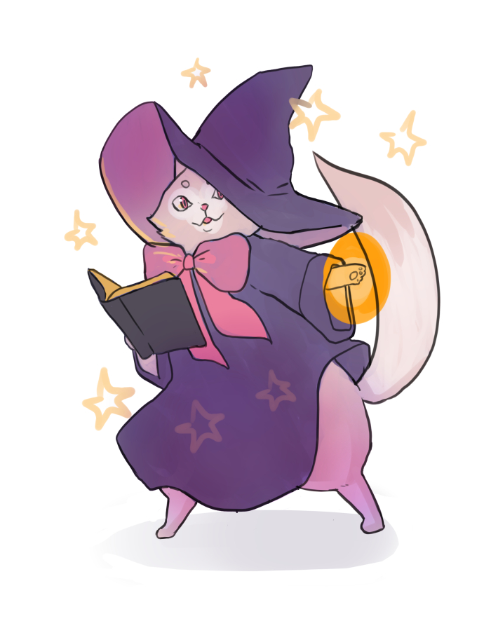 Mage cat drawing
