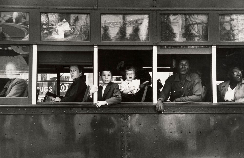 Trolly – New Orleans, 1955. From The Americans © Robert Frank