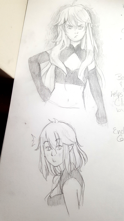 Character design sketches