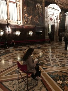 Drawing from Tintoretto