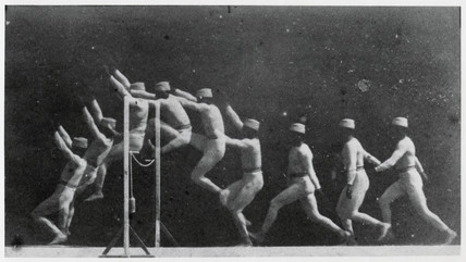 Marey, A Man Doing a High Jump, 1892