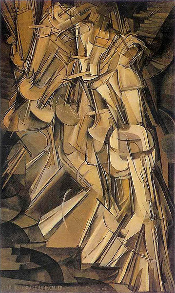 Duchamp, Nude Descending a Staircase, No. 2, 1912