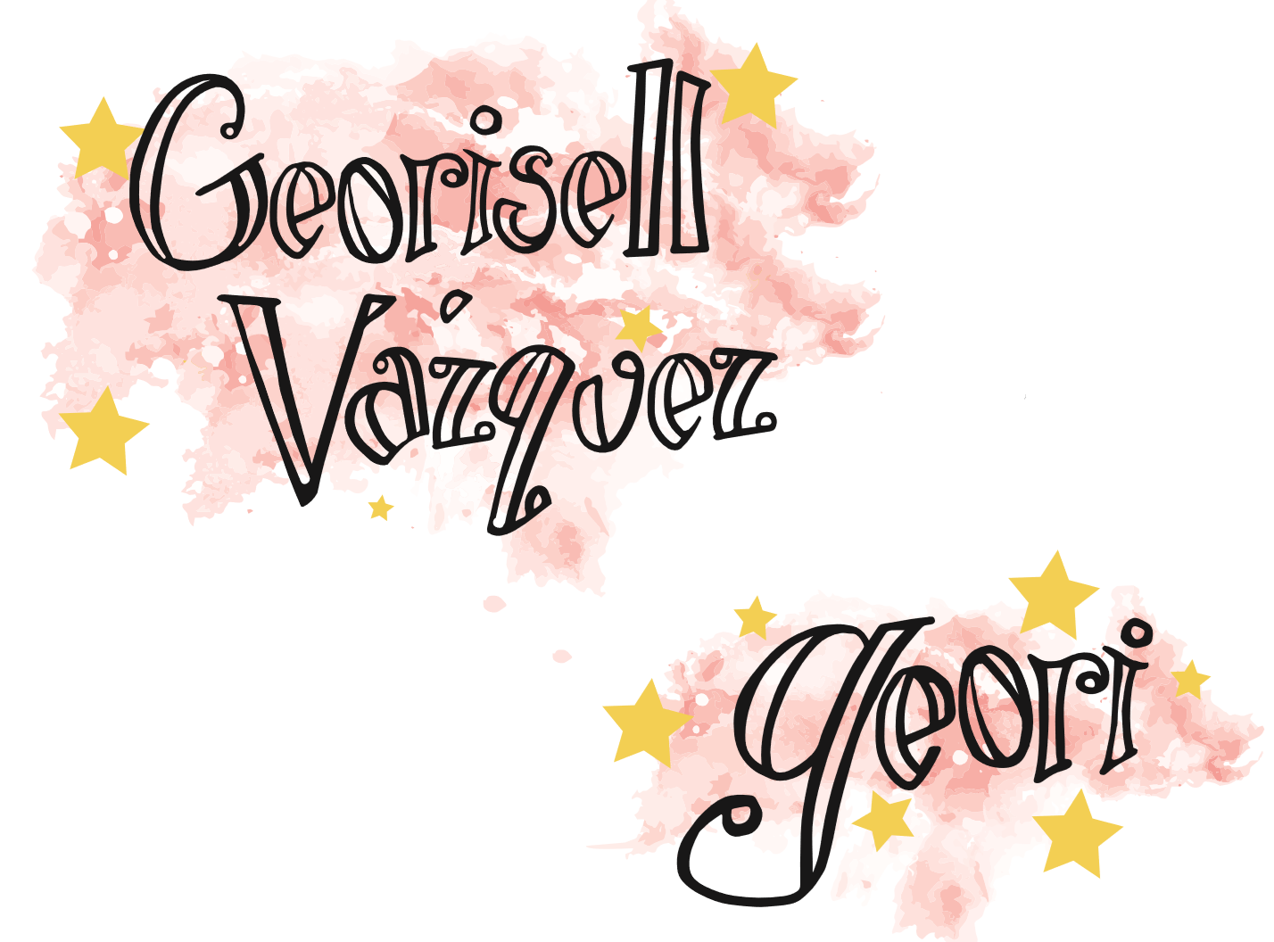 sketch of my name