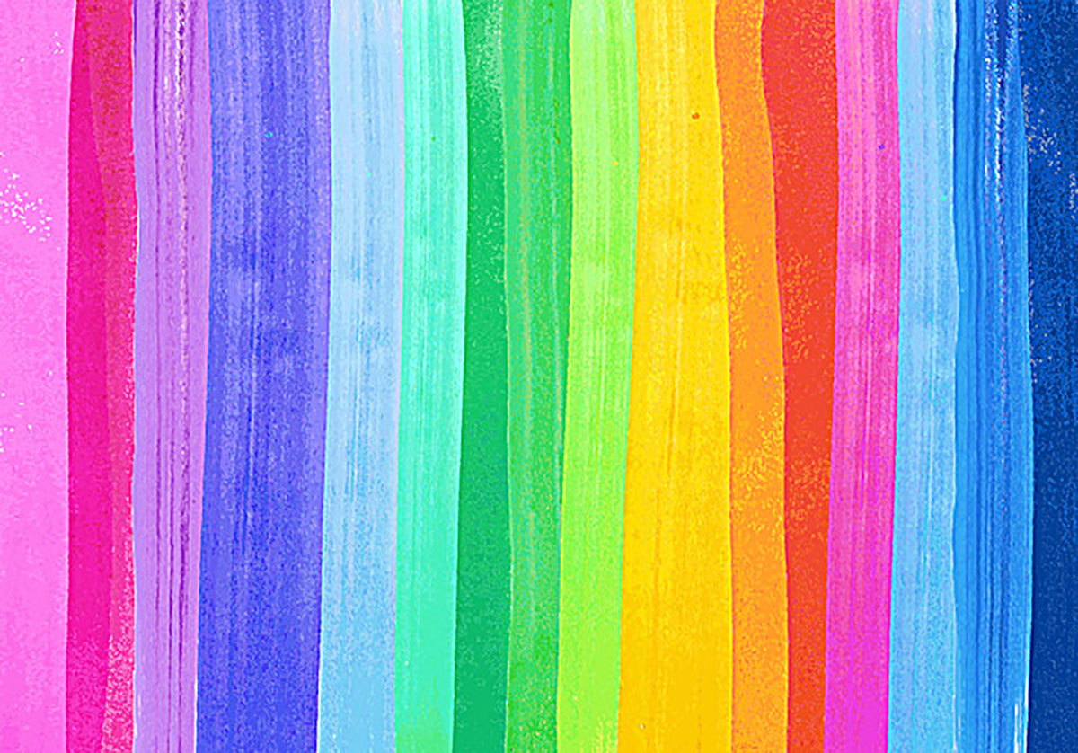 painted rainbow